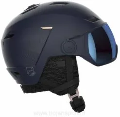 Marineblauwe Salomon Icon Lt Visor Photo Sigma