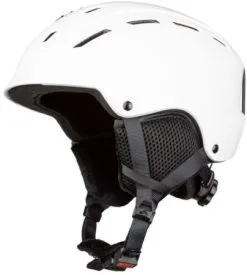 Crivit Dames/heren Ski- En Snowboardhelm (M, Wit/zwart)