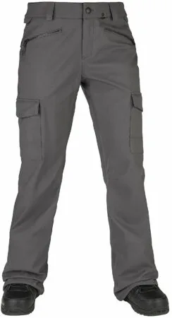 Donkergrijze Volcom Grace Stretch Pants Grijs