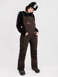 Zwarte Nikita Beech Stretch Bib Pants Bruin