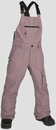 Volcom Barkley Ins Bib Pants Violet