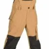 Beige Volcom B Barkley Ins Bib Overall