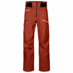 Ortovox 3L Deep Shell Pants Men (Maat - M, Kleur - Clay-Orange)