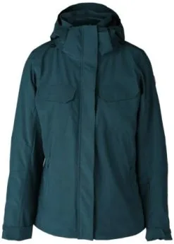 Donkergroene Brunotti Silverstar Women Snowjackets