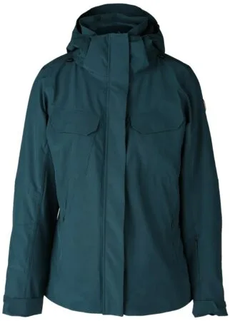 Donkergroene Brunotti Silverstar Women Snowjackets 1 Donkergroene Brunotti Silverstar Women Snowjackets