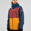 Blauwe Quiksilver Sycamore Jacket Patroon