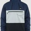 Marineblauwe Horsefeathers Norman Anorak Patroon