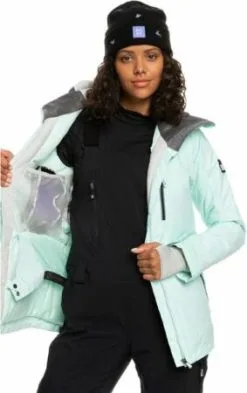 Snowboard Jassen Blauwe Roxy Presence Insulated Ski/snowboard Jas - Fair Aqua