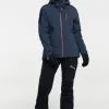 Donkerblauwe Tenson Tenson Core Ski Jas Blauw Dames