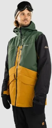 Donkergroene Coal Lutsen Jacket Bruin 1 Donkergroene Coal Lutsen Jacket Bruin