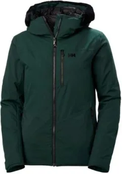 Donkergroene Helly Hansen W Valdisere 2.0 Jacket 2023