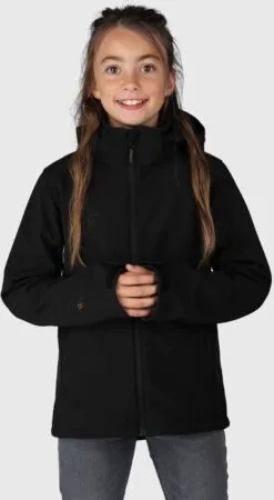 Zwarte Brunotti Ariesta-N-JR Girls Snowjacket - 128