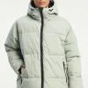 Groene Tenson Milla Puffer Winterjas Dames