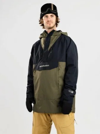 Horsefeathers Spencer Anorak Zwart 1 Horsefeathers Spencer Anorak Zwart