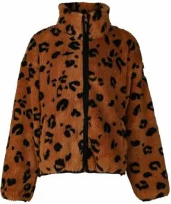 Bruine Brunotti Huntressa-AO Girls Fleecejacket Hazel