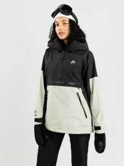 Groene Jones Snowboards Mountain Surf Anorak Patroon