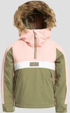 Snowboard Jassen Roxy - Shelter - Geïsoleerd Snowjack Voor Meisjes