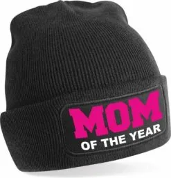 Bellatio Decorations Muts Mom Of The Year Moeder Van Het Jaar Zwart Voor Dames Moederdag Winter Cadeau Mama Moeder