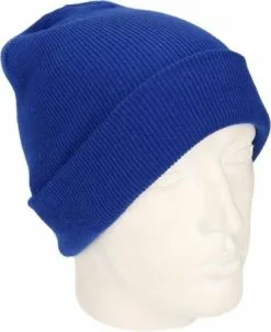 BEECHFIELD Basic Winter Muts Kobalt Blauw