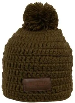 Donkergroene Poederbaas Groene Skimuts Met Fleece - Muts Voor Wintersport, Skimuts Voor De Winter