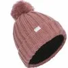 Trespass - Dames Alisha Winter Pom Pom Muts (Lichtroze)