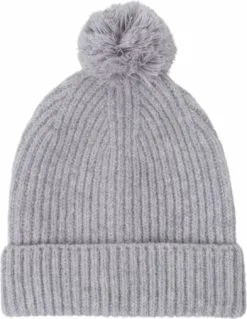 Lodger Winter Muts Hatter Merinowol Grijs Kriebelt Niet Zachte Kwaliteit