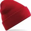 Beechfield Basic Winter Muts Rood 100 Acryl Wintermuts