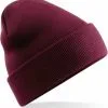 Bordeauxrode Beechfield Basic Winter Muts Bordeaux Rood