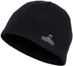 Nomad,   NOMAD® NOMAD® Beanie - Warme Muts - Sporten & Dagelijks Gebruik - Zwart - Heren & Dames - Ademende Wol - Goede Vochtafvoer