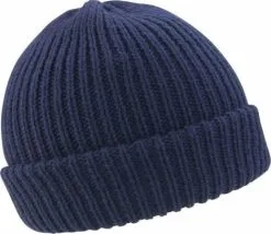 Marineblauwe Result Dikke Winter Muts Unisex Navy