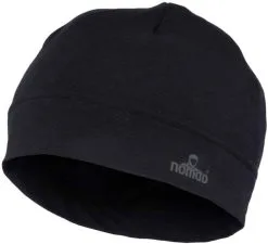 Nomad,   NOMAD® Rode NOMAD® Beanie Stretch - Warme Muts Voor Herfst En Winter - Zwart - Heren & Dames - Ademende Wol - Goede Vochtafvoer