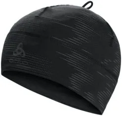 Zwarte Odlo Polyknit Warm Eco Print Hat Unisex